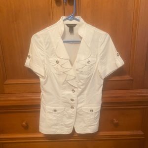 White House Black Market short sleeve jacket.